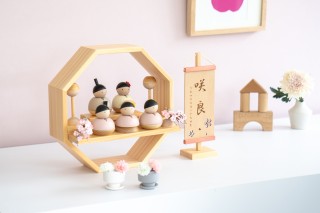 ⭐雛人形⭐　(木工手作り) aim951230341446703620116e6e-S.