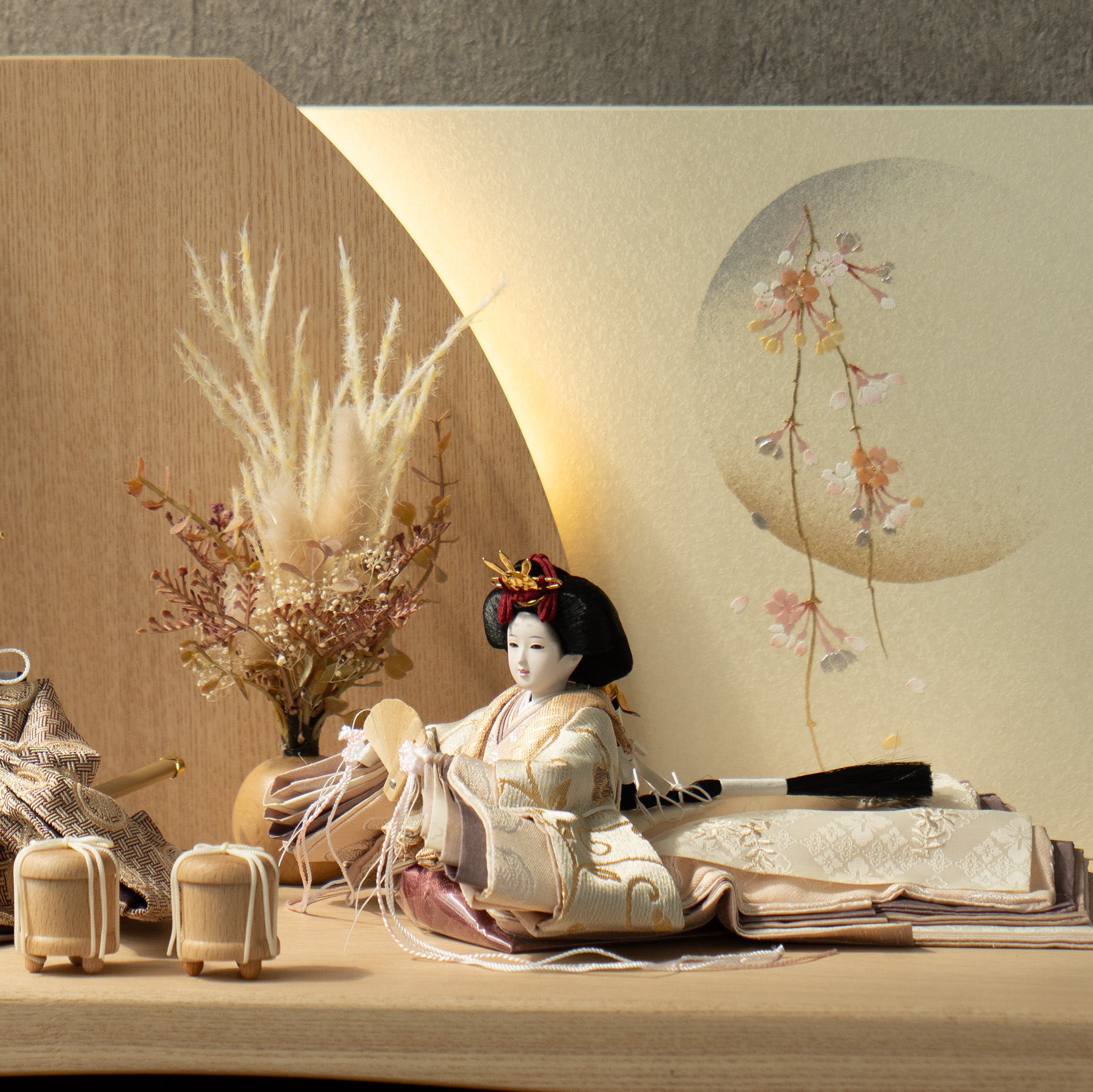 雛人形の「道具」完全ガイド｜雪洞・屏風・貝桶・桜橘…飾りの意味と