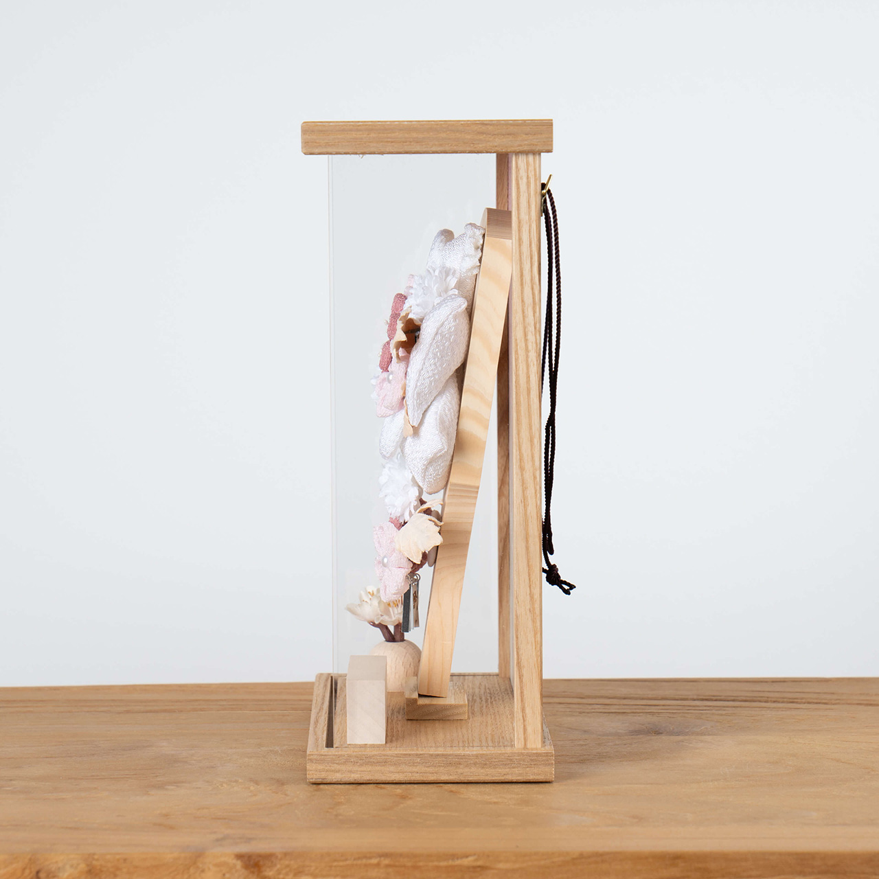 ことの羽子板（0118）（ナチュラル）ゆうか　コンパクトな木製羽子板　正月飾り　はごいた　コンパクト　おしゃれ　インテリア コンパクトでかわいい「ことの羽子板」