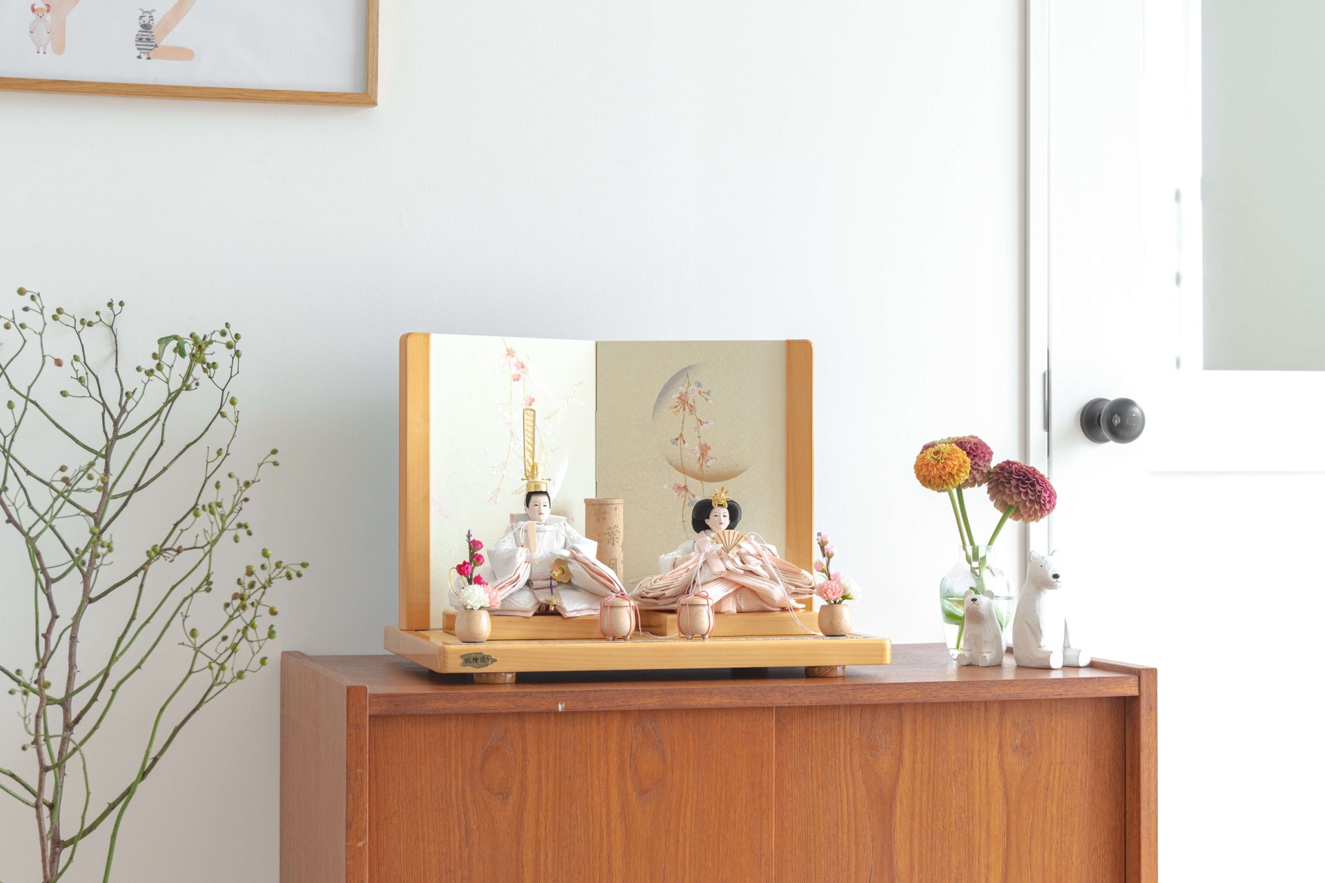 最終お値下げ　未開封　桂材　組み木パズル　お雛様　三段飾り　お節句　ひな祭り 最終お値下げ未開封桂材組み木パズルお雛様三段飾りお節句ひな祭り