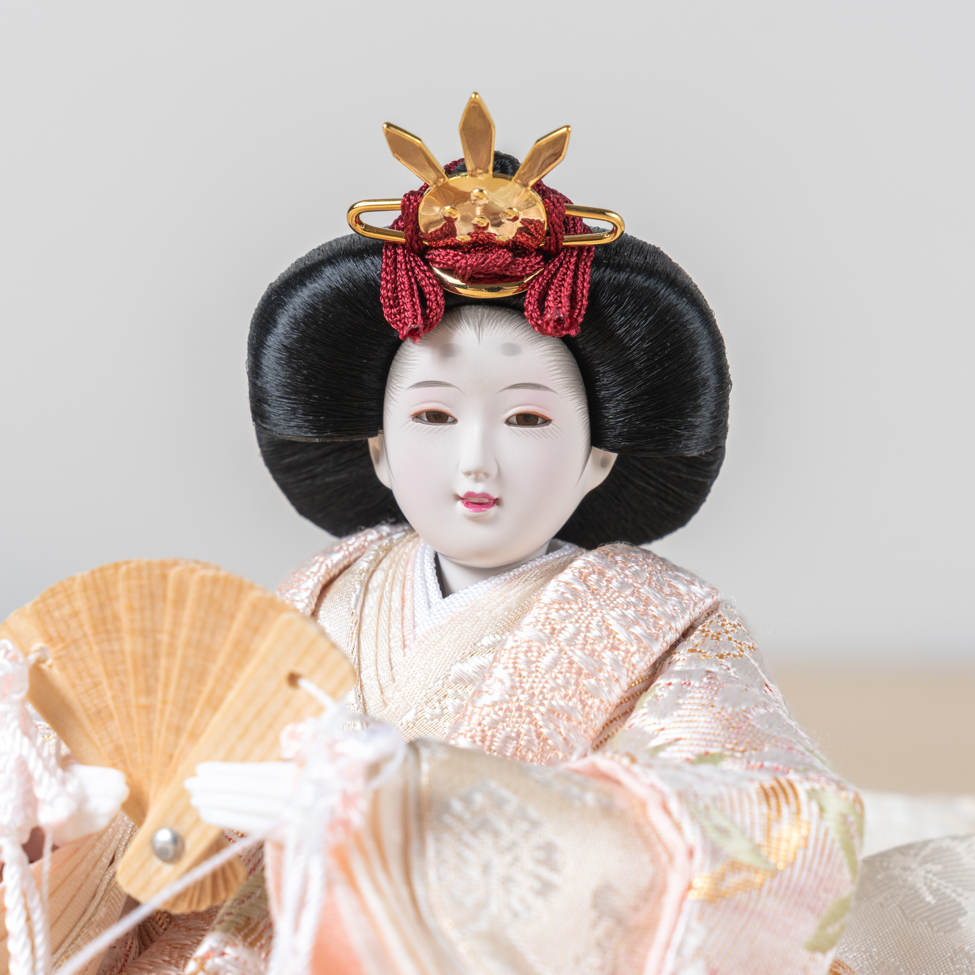 上品なお顔‼️秀幸作 雛人形 お内裏様 お雛様